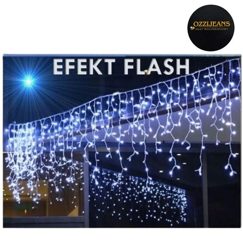 SOPLE 300 LED KURTYNA ŚWIETLNA ZEWNĘTRZNA BIAŁY ZIMNY FLASH 12M IP44 na Arena.pl