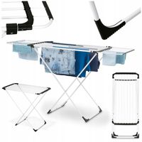 SUSZARKA BALKONOWA PRANIE Teleskopowa BIAŁA ROZKLADANA Tadar Maya