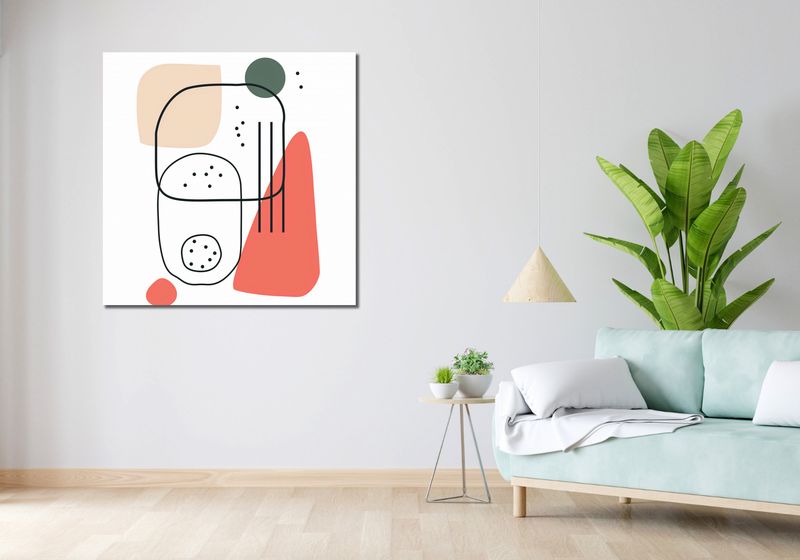 Obraz 100x100cm Przestrzenność zdjęcie 2