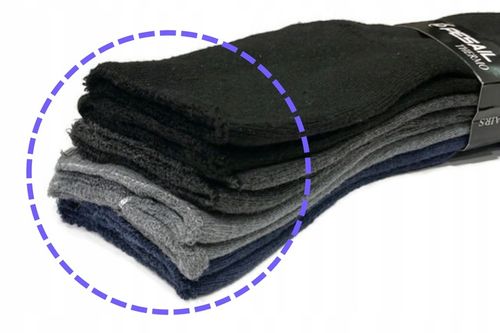 8x Skarpety Termo Bezuciskowe gładkie Pesail 42-46 na Arena.pl