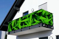 OSŁONA BALKONOWA mata na balkon siatkę kwiaty