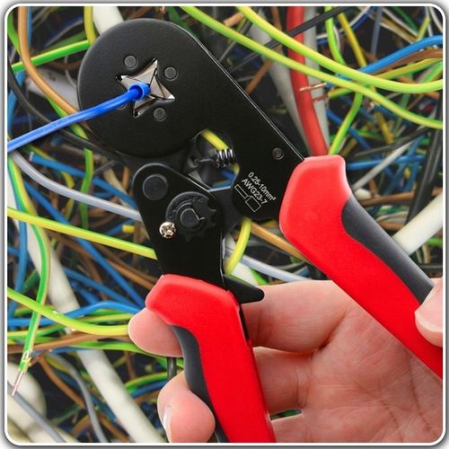 ZACISKARKA PRASKA DO KONEKTORÓW KOŃCÓWEK KABLI PRZEWODÓW + 1300 TULEJEK na Arena.pl