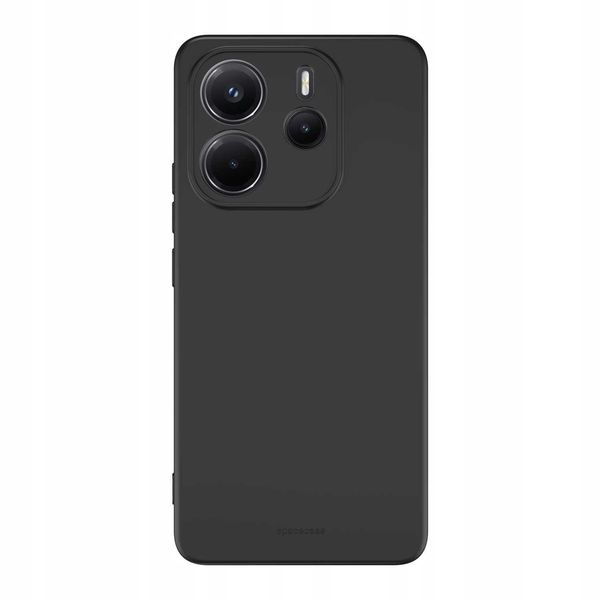 Spacecase Silicone Case 3.0 Redmi Note 14 4G Black zdjęcie 3