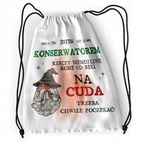 Plecak Dla Konserwatora Sportowy Szkolny Worek Z Nadrukiem Ze Zdjęciem
