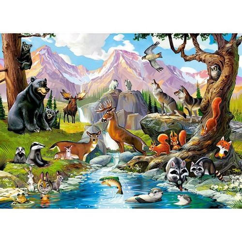 PUZZLE 70 FOREST ANIMALS na Arena.pl