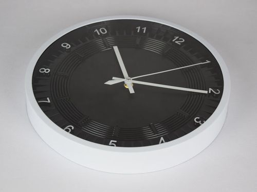 ZEGAR ŚCIENNY 30 cm BIAŁY CZARNY (T61) na Arena.pl