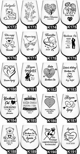 KIELISZEK do wina z grawerem na DZIEŃ KOBIET URODZINY kieliszek XXL na Arena.pl