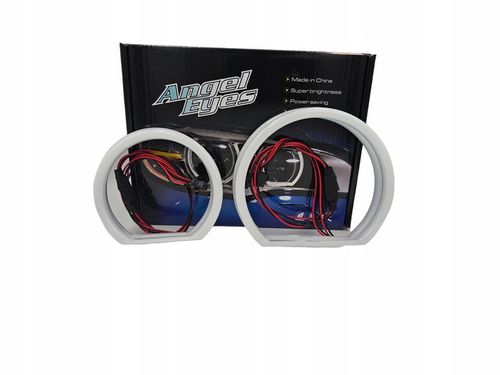 Cotton White Ringi LED BMW E83 X3 E87 E60 E61 E90 E91 Białe Dzienne mocne na Arena.pl