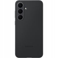 Etui plecki Samsung Silicone Case Czarne do Galaxy S25 FE