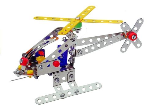 KLOCKI KONSTRUKCYJNE HELIKOPTER 117 ELEMENTÓW na Arena.pl