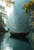 Plakat 67,5x100cm Samotność na Tafli