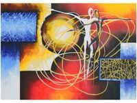 50X70CM BEZKRESNE UCZUCIA OBRAZ POKOJU DREWNINE