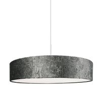 Szara lampa wisząca Croco 8948 nowoczesna do przedpokoju wzorki