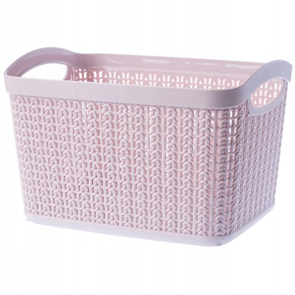 KOSZYK PLASTIKOWY PUDEŁKO POJEMNIK 6,6L KOLORY zdjęcie 1