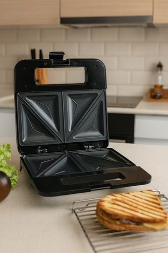 TOSTER OPIEKACZ DO KANAPEK TOSTÓW SANDWICH 1000W NIEPRZYWIERAJĄCA na Arena.pl