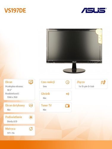Asus 18.5'' VS197DE na Arena.pl