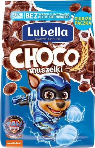 Płatki śnaidaniowe Lubella Mlekołaki Choco czekoladowe muszelki 6x500 g na Arena.pl