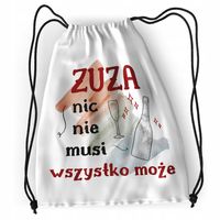 Plecak Dla Zuzy Sportowy Szkolny Worek Torba Z Nadrukiem Ze Zdjęciem