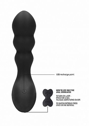 caine anal vibrator - black na Arena.pl