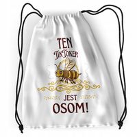 Plecak Dla Tiktokera Sportowy Szkolny Worek Torba Z Nadrukiem Ze Zdjęciem