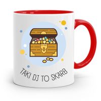 Dla Dja Muzyka Kubek Czerwony Taki Dj To Skarb Z Nadrukiem Ze Zdjęciem