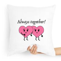 Poduszka Prezent Dla Chłopaka Always Together! Z Nadrukiem Ze Zdjęciem