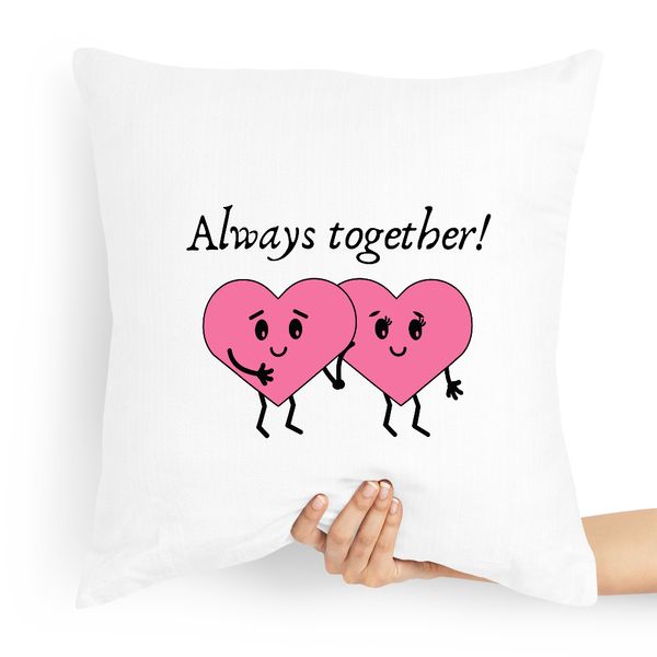 Poduszka Prezent Dla Chłopaka Always Together! Z Nadrukiem Ze Zdjęciem zdjęcie 1