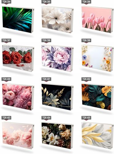 Mata magnetyczna magnes na grzejnik kaloryfer na wymiar CZERWONE RÓŻE 60x80 na Arena.pl