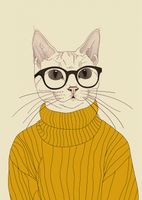 Plakat 67,5x95cm Intelektualista