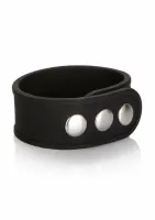 calexotics silicone tri-snap - regulowany pierścień silikonowy 3-zatrzaski