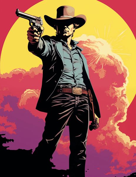 Plakat 50x65cm Strzelec z Epoki zdjęcie 1