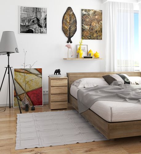 Komoda CL4 40 cm 4 szuflady - dąb sonoma na Arena.pl