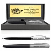 ZESTAW Pióro długopis PARKER JOTTER GRAWER PREZENT dla nauczycielki