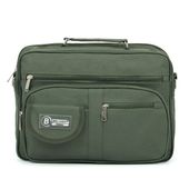 torba męska do pracy a4 bellugio - ciemnozielona