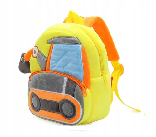 Plecak z maszynami budowlanymi dla dziecka na Arena.pl