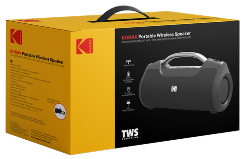 Kodak PWS-2258 Głośnik Bluetooth 60W TWS USB AUX Powerbank 12h Bateria na Arena.pl