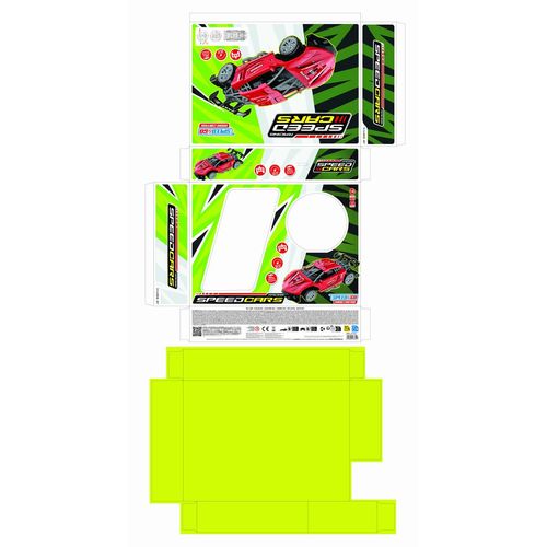 Samochód Sterowany Radiowo Speed & Go 22 x 7 x 11 cm 1:16 Czerwony 6 Sztuk na Arena.pl