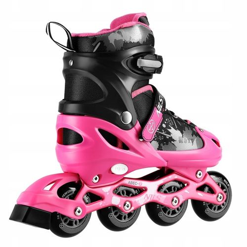Łyżworolki Rolki Regulowane Rekreacyjne Kauczukowe Kółka Dziewczęce 39-42 na Arena.pl