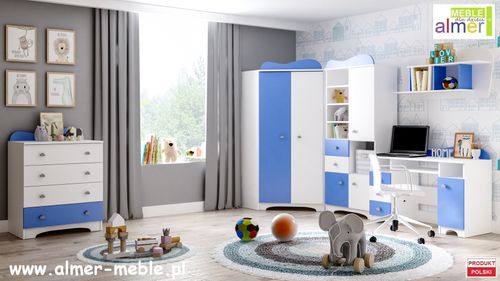 biurko dla dziecka CLOUDS NB10 do pokoju dziecięcego 100x50 na Arena.pl