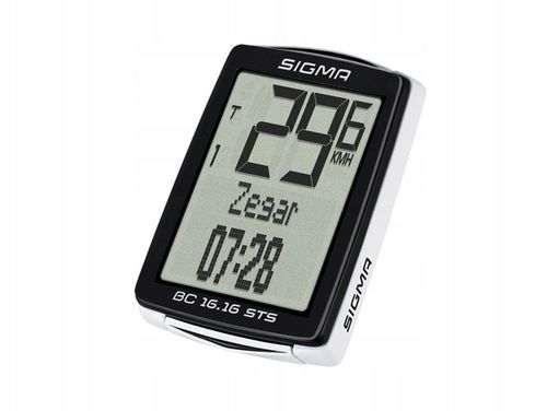 BEZPRZEWODOWY LICZNIK ROWEROWY SIGMA 16.16 NFC PODŚWIETLENIE POLSKIE MENU na Arena.pl
