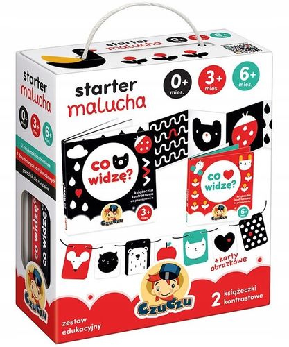 CZUCZU STARTER MALUCHA KSIĄŻECZKI KONTRASTOWE 0m+ na Arena.pl