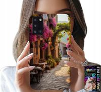 ETUI DO SAMSUNG GALAXY A31 - MALOWNICZA ULICZKA Z KAWIARNIĄ + SZKŁO