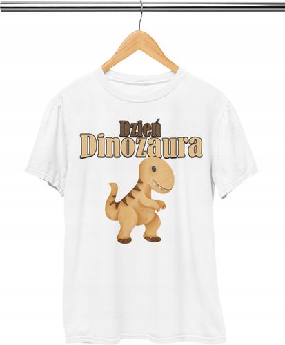 KOSZULKA DZIECIĘCA T-SHIRT - DZIEŃ DINOZAURA NIETYPOWE DNI - L 146-152 na Arena.pl