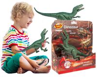 SMILY PLAY Dinozaur duży ryczy świeci velociraptor