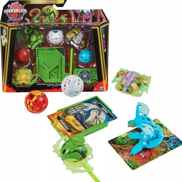 BAKUGAN SPECIAL ATTACK OCTOGAN SPECIAL ATTACK SPIDRA 5-PAK zdjęcie 1