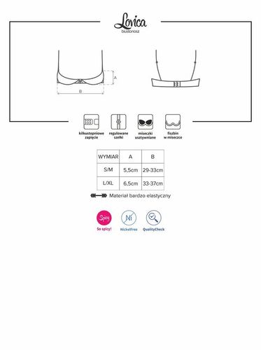 Półbiustonosz - Obsessive Lovica S/M na Arena.pl