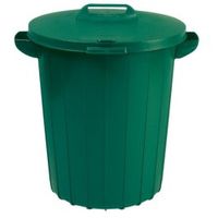 Beczka GRENNT 49cm zielony zbiornik ogrodowy pokrywa fra