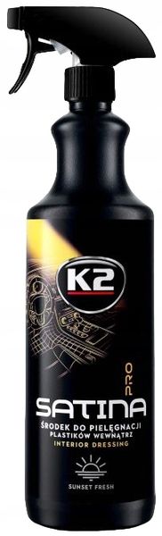 K2 SATINA PRO 1LŚRODEK DO PLASTIKU SUNSET FRESH zdjęcie 1