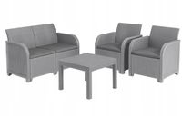 Zestaw Mebli Ogrodowych KETER Sanremo 4 osobowy SOFA + 2 FOTELE + STÓŁ
