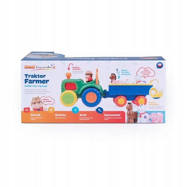 Traktor farmer Jeździ, gra, rymuje Dumel Discovery zdjęcie 10